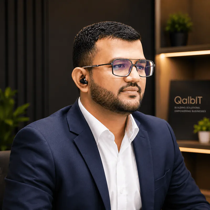 Abidhusain Chidi, founder of QalbIT Infotech