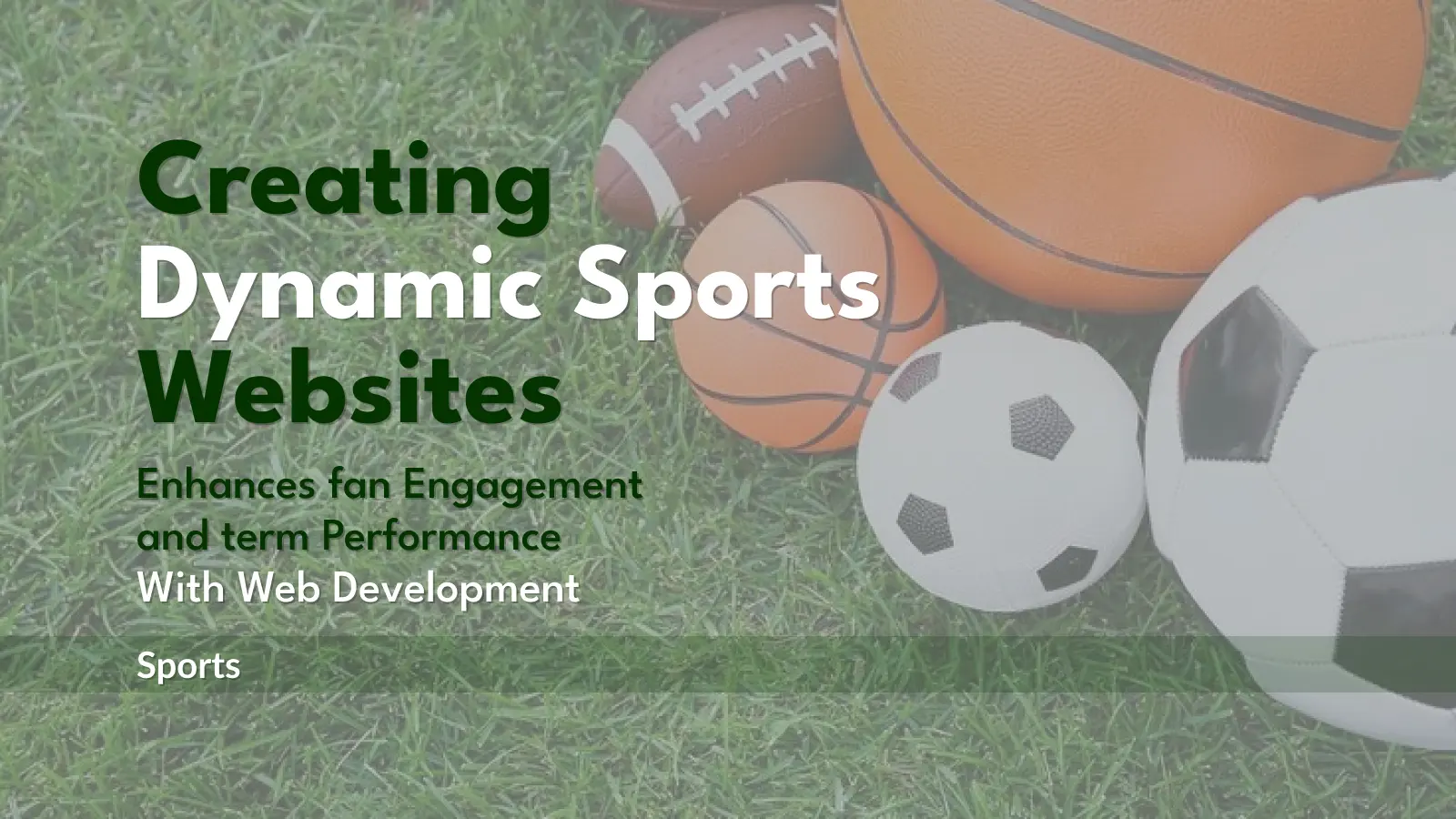Sports-Creating Dynamic Sports Websites