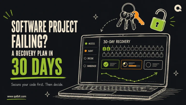 Software Project Failing? A 30-Day Recovery Plan